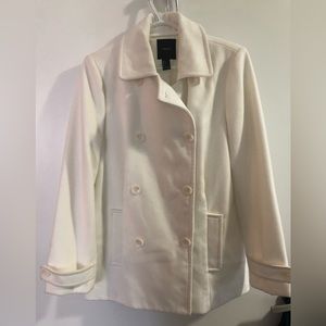Forever 21 off White pea coat